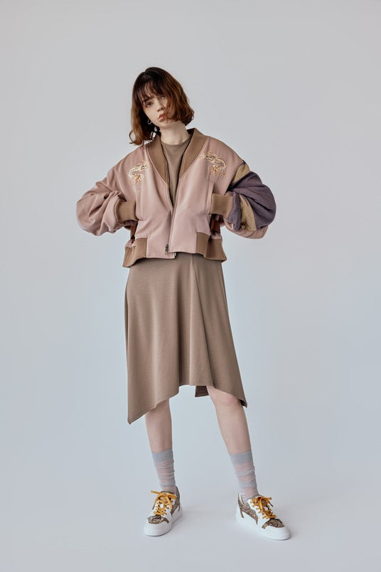 MA1風ブルゾン・ドラゴン刺繍