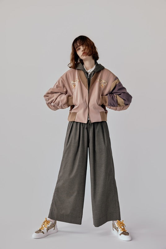 MA1風ブルゾン・ドラゴン刺繍