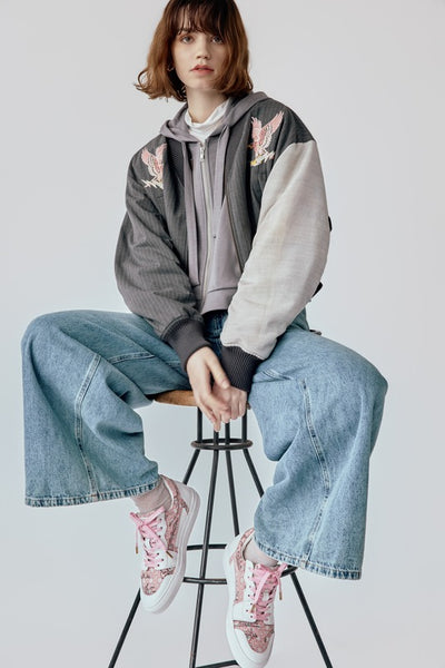 MA1風ブルゾン・イーグル刺繍