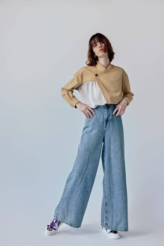 ローカットスニーカー パープルシューレース