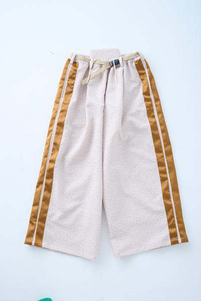 フクレジャガードドロストリングパンツ ホワイト