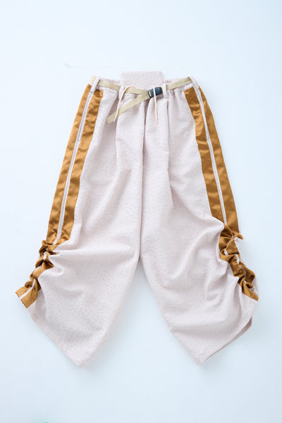 フクレジャガードドロストリングパンツ ホワイト